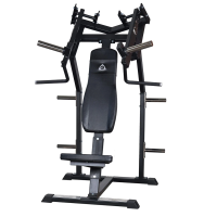 Наклонный грудной жим сидя на свободных весах Gymleco 020