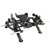 Сгибание ног лежа на свободных весах Protrain LXP113