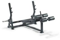 Олимпийская скамья с обратым наклоном LEXCO Free weight LF-209 Olympic Decline Bench