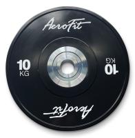 Бамперные диски для кроссфита, черные AeroFit AFBD 10 кг